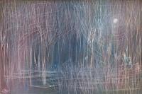 2009 Work - Woodland In Moonlight - Acrylic Artist Paints